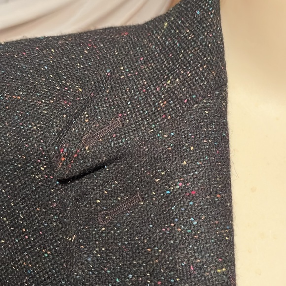 Like new Talbots black multicolored heathered lined jacket - Picture 4 of 13